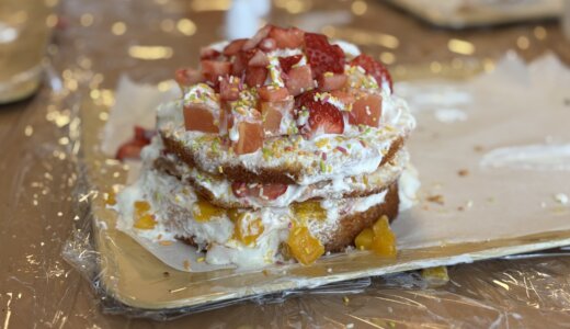 クリスマスケーキを作りました